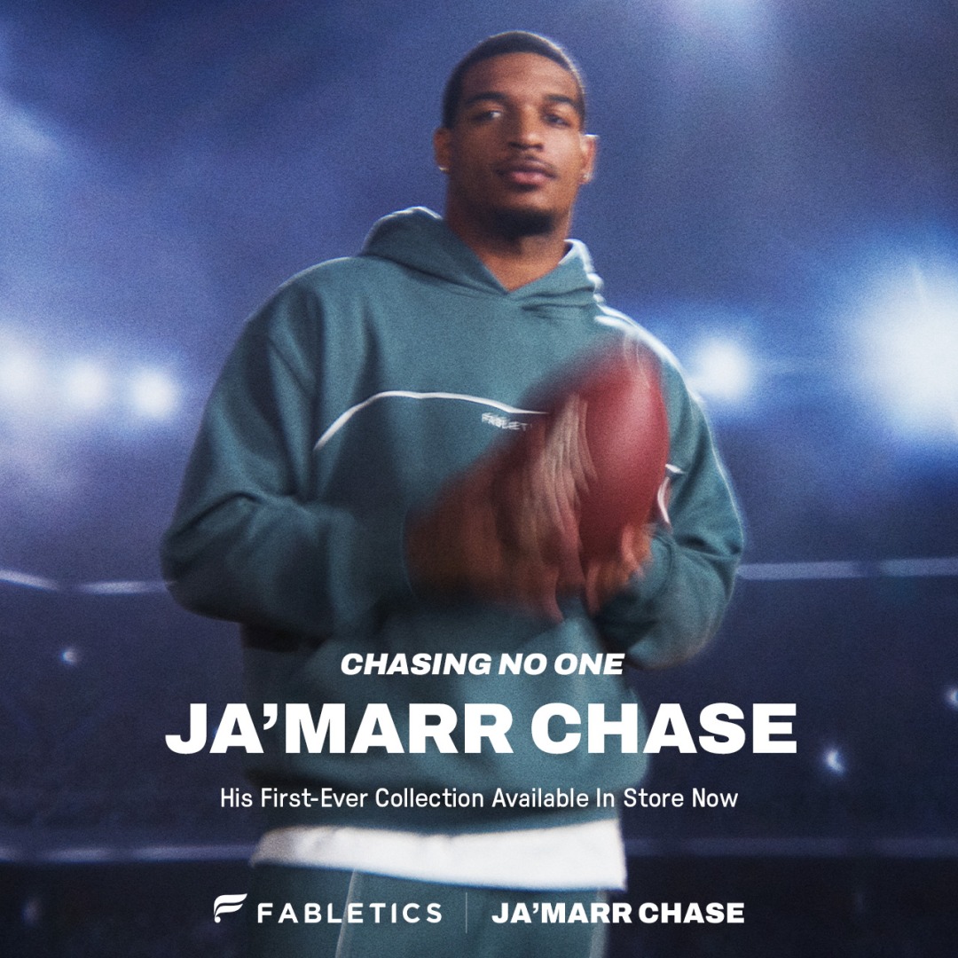 FABLETICS JA’MARR CHASE COLLECTION IN-STORES NOW! – Fabletics icon