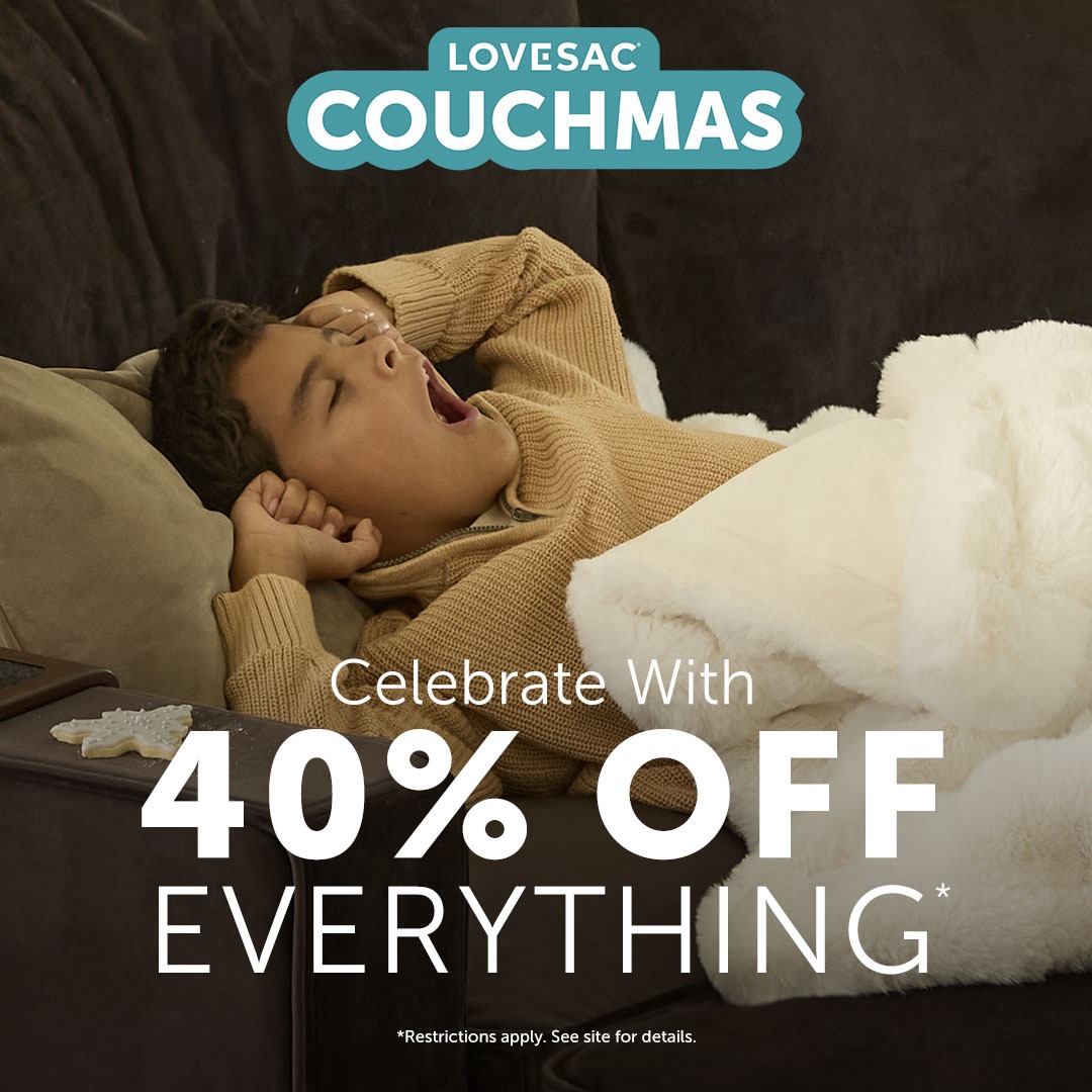 Celebrate with 40% Off* EVERYTHING – Lovesac icon
