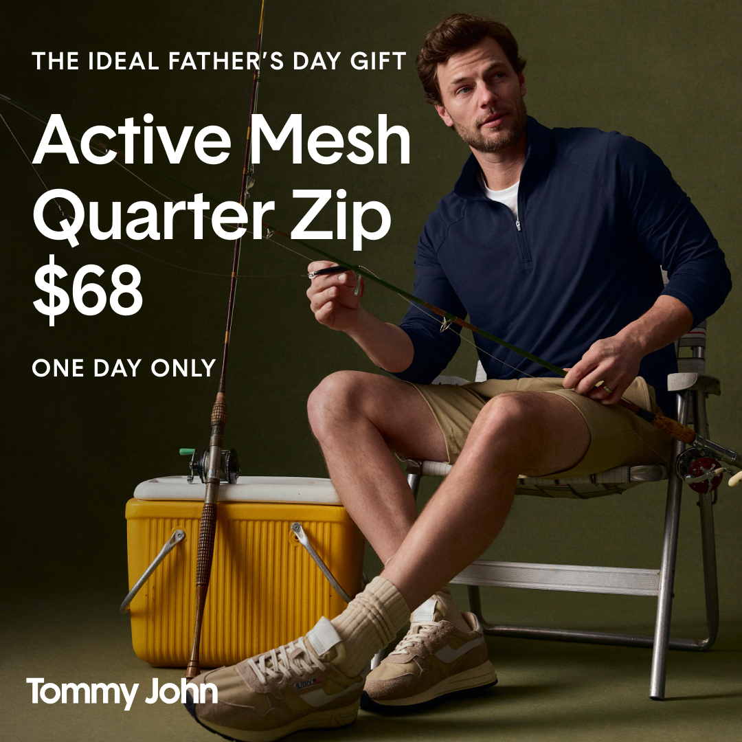 Men’s Active Mesh Quarter Zip Flash Sale icon