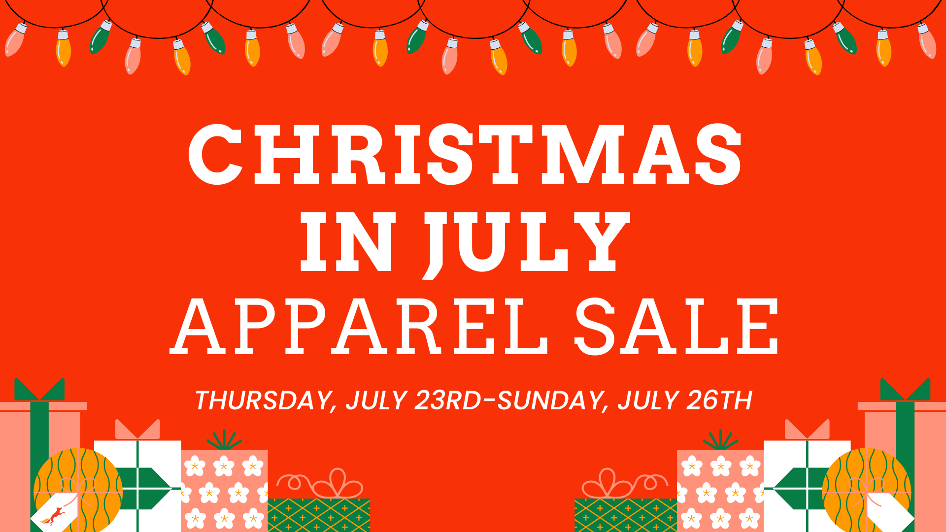 Christmas in July Apparel Sale icon