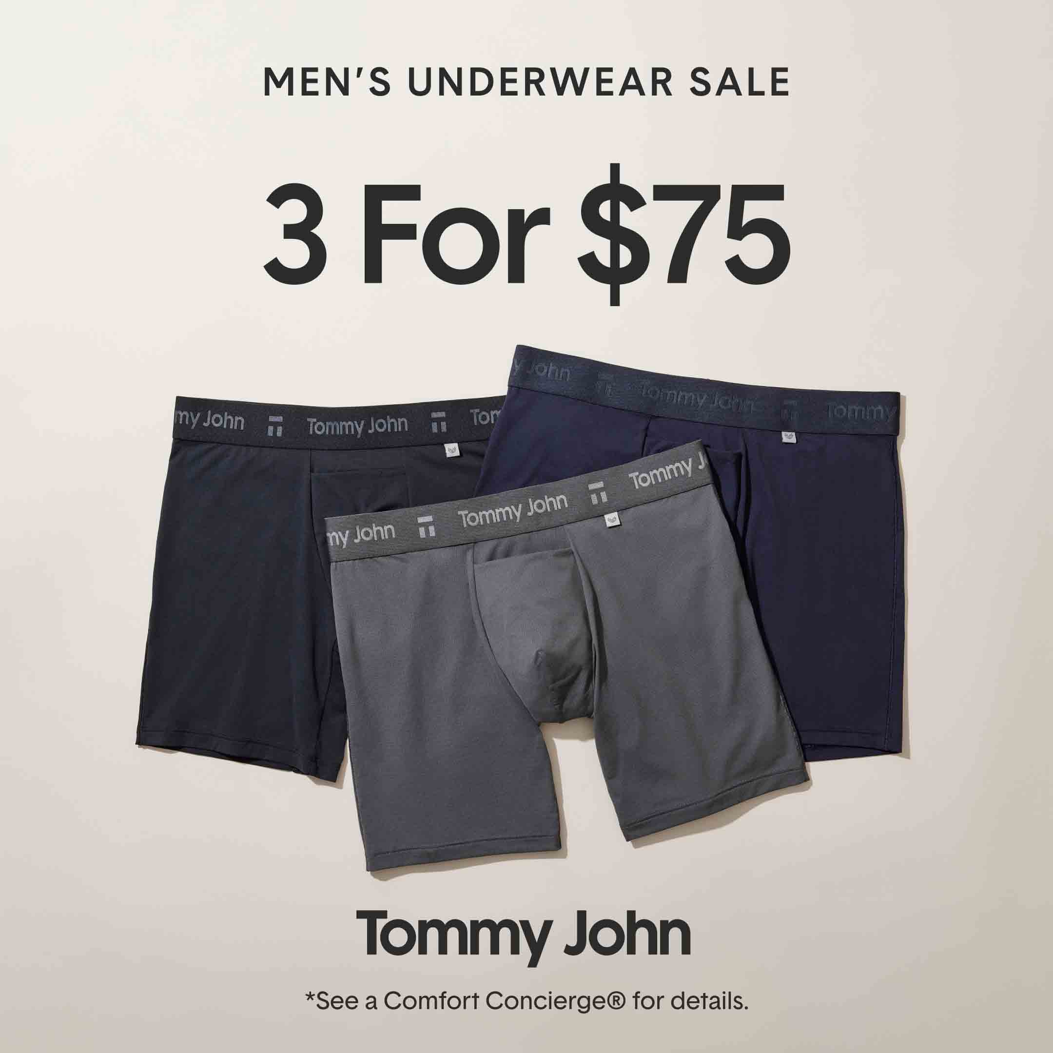 Men’s Underwear Sale 3 for $75 icon