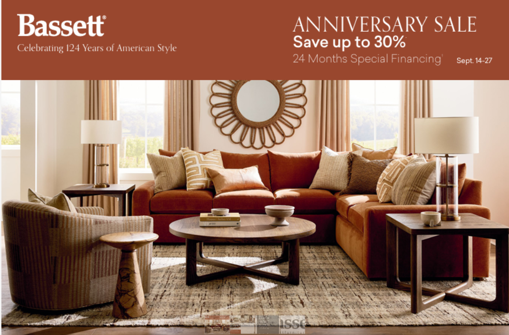 Bassett Furniture Anniversary Sale