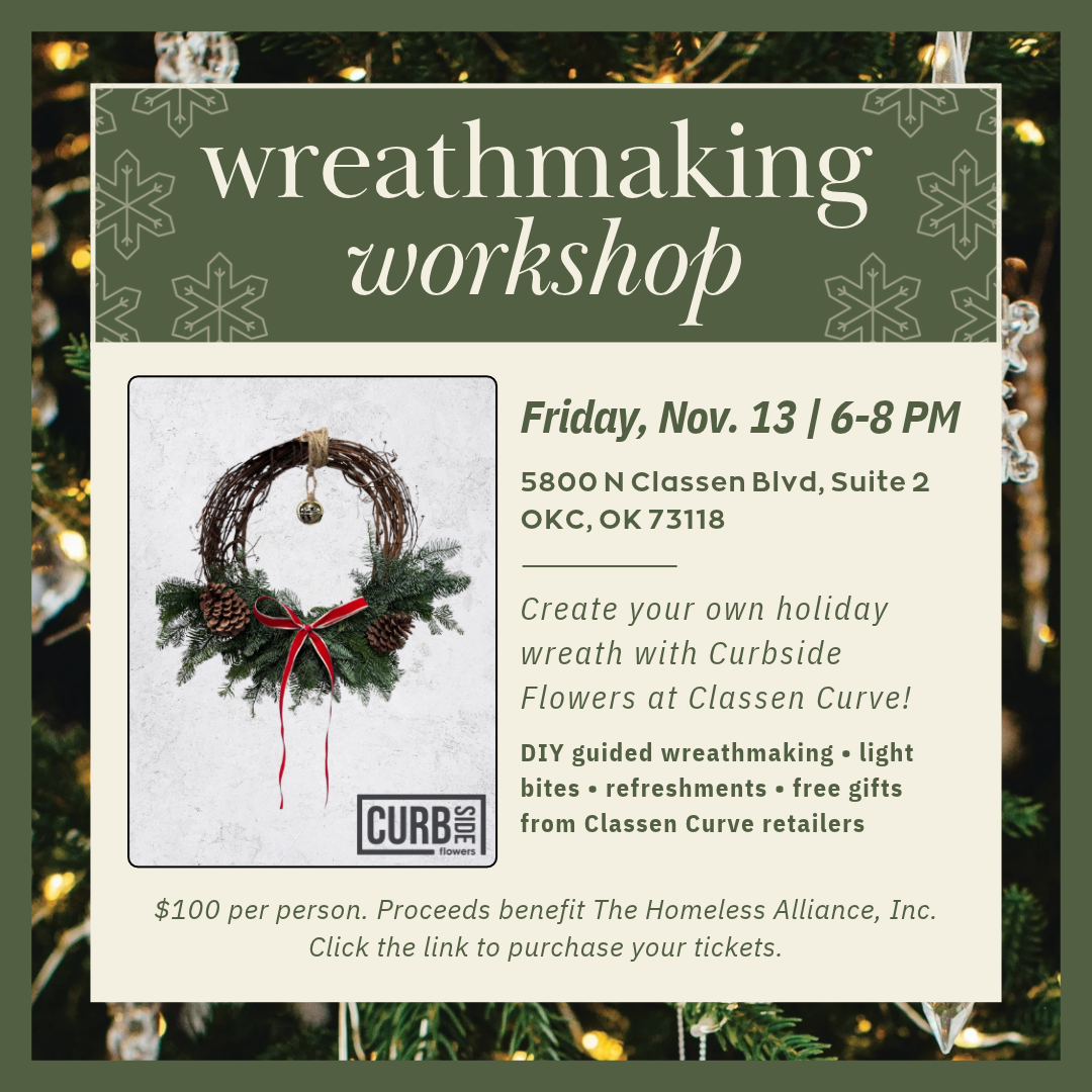 Holiday Wreathmaking Workshop with Curbside Flowers